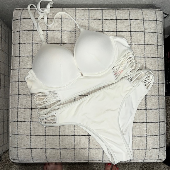 Victoria's Secret Swim Bombshell Victoria Secret White Bikini